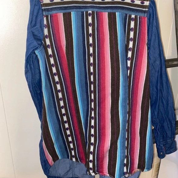 Crazy train Jean tunic/shirt dress - Picture 3 of 3